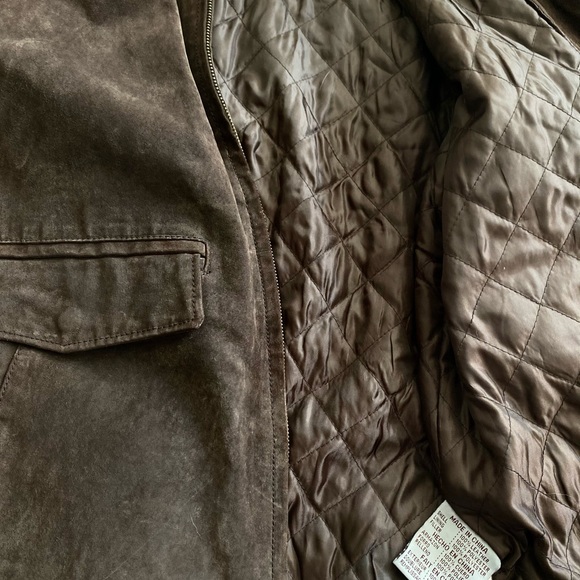 Vintage Brown Leather Jacket - Picture 3 of 3